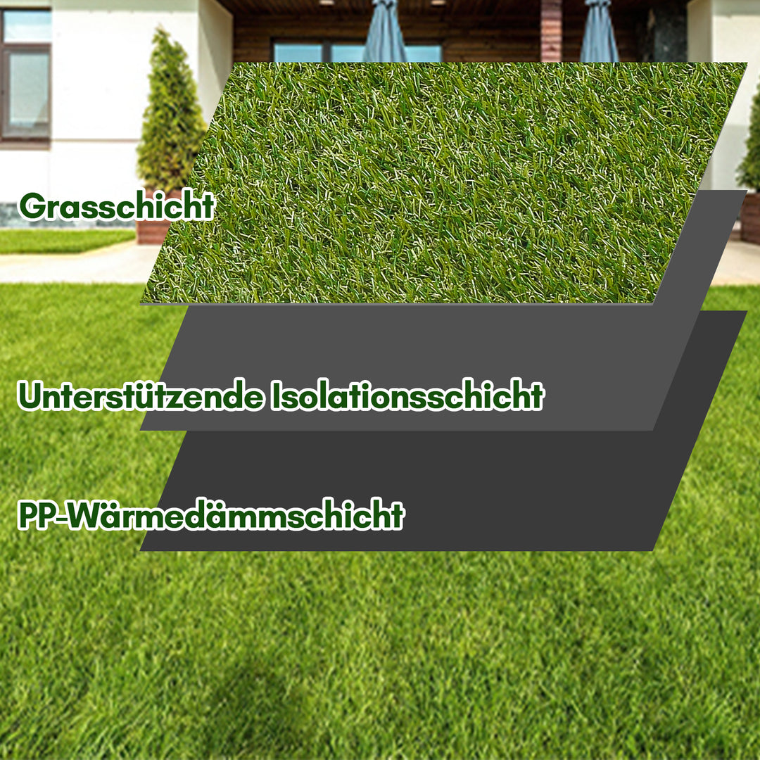 Sonnewelt Kunstrasen Rasenteppich 200x100 cm/200x300 cm