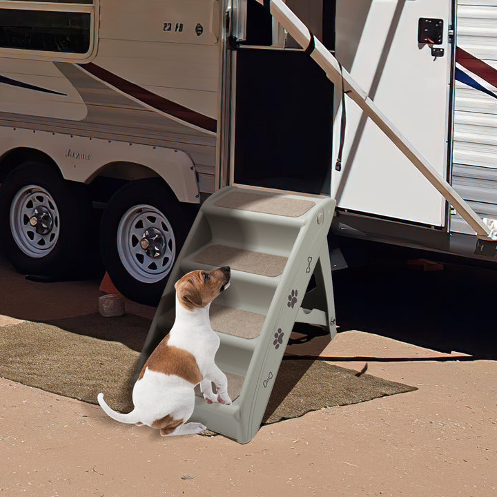 Sonnewelt Dog Stairs Dog Ramp Foldable Maximum Load 75kg