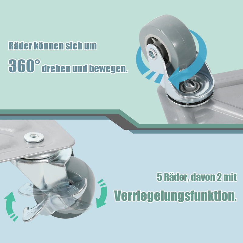 Sonnewelt Möbelroller Transportroller 5 Räder Max 600KG
