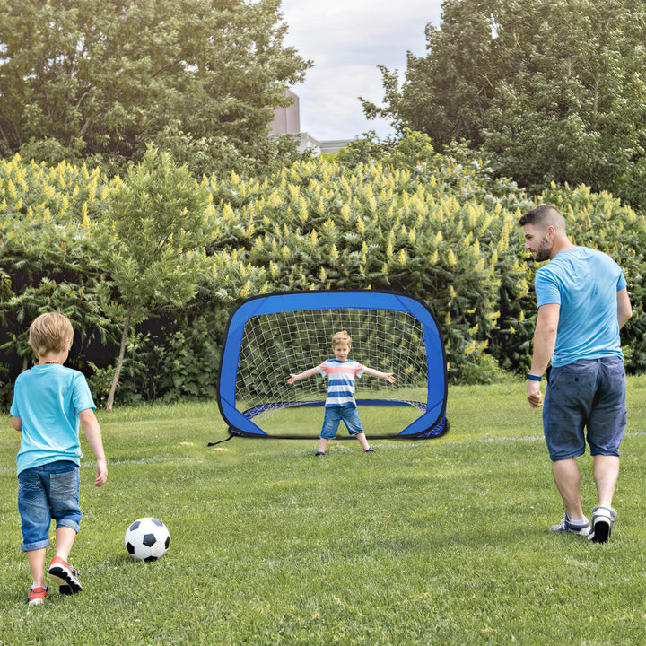 Sonnewelt Fußballtor Fussballtore-Set für Kinder 4 Spielmodi