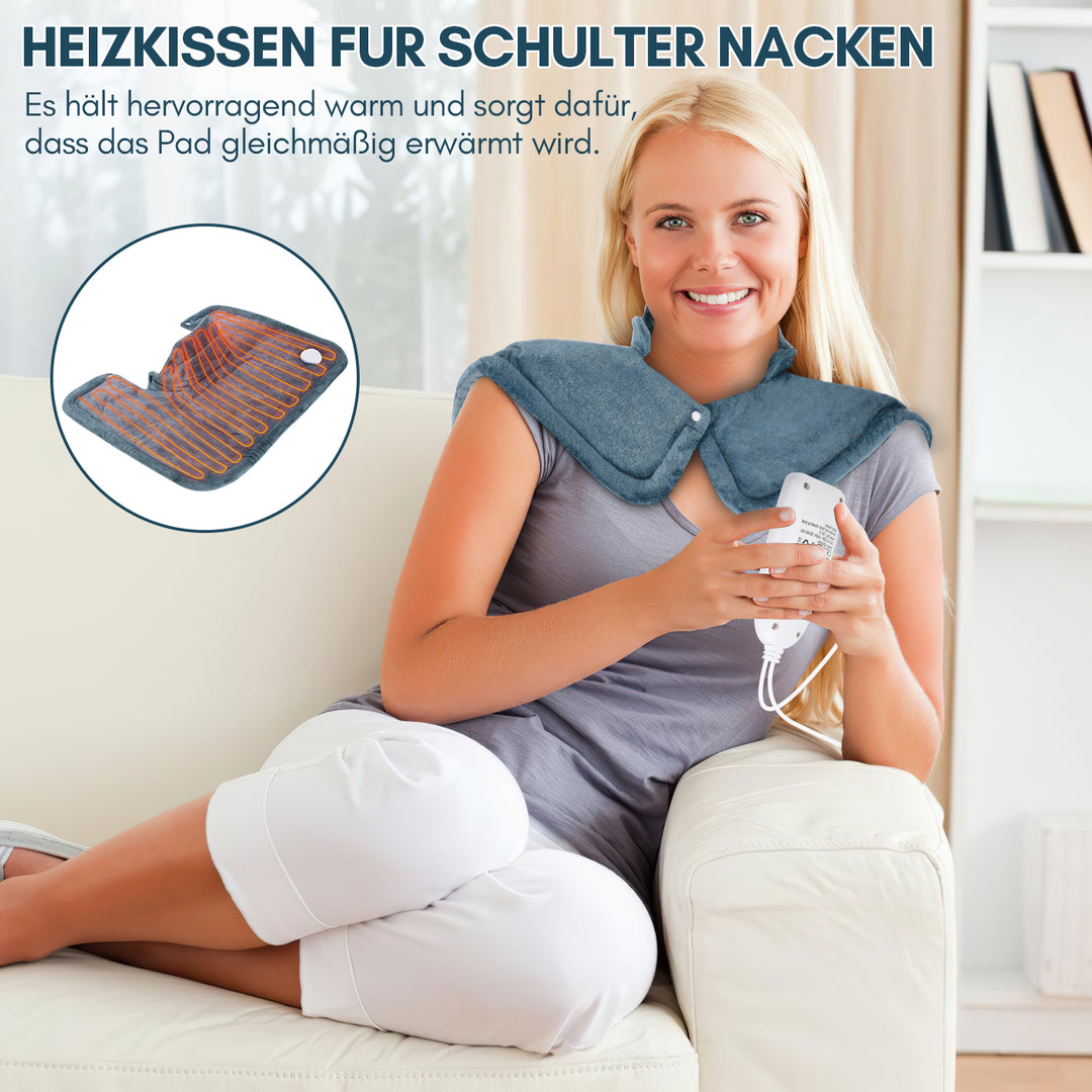 Sonnewelt Heizkissen Heizcape für Rücken Schulter