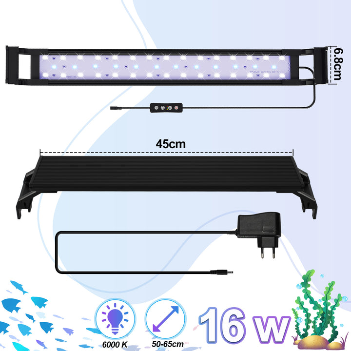 Sonnewelt LED Aquarium Lighting White Blue Light