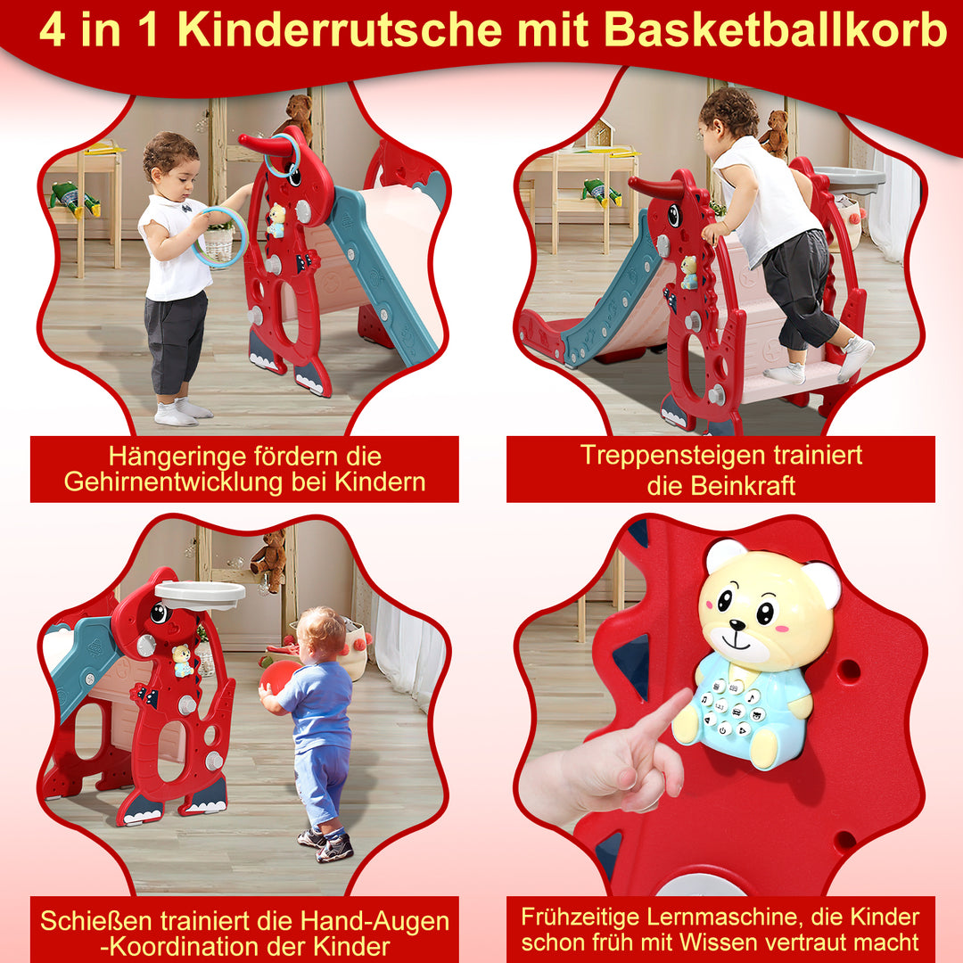 Sonnewelt Children's Slide Foldable 4 in 1