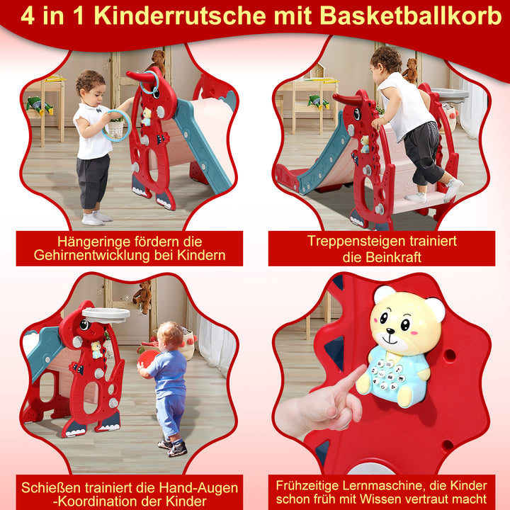 Sonnewelt Children's Slide Foldable 4 in 1
