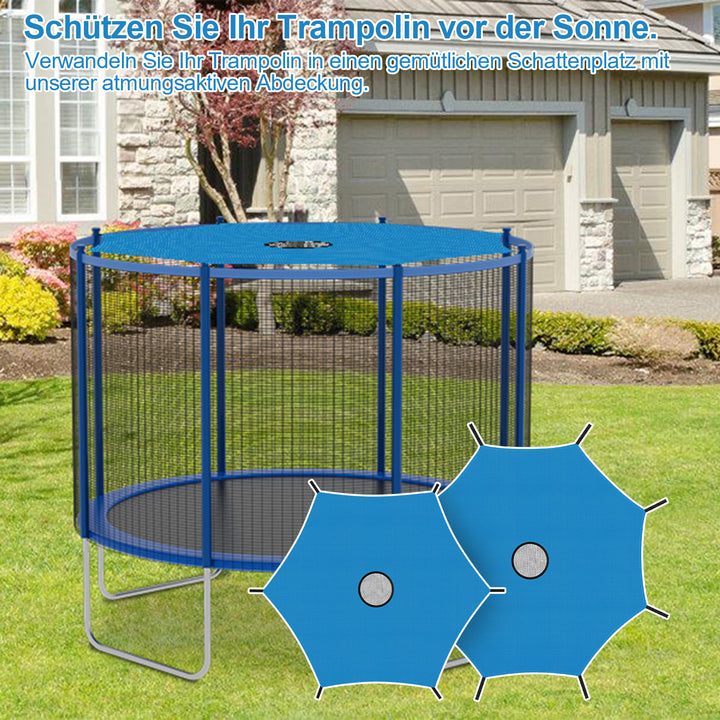 Sonnewelt Trampolin Abdeckung Sonnenschutz Ø 244cm Ø 306cm