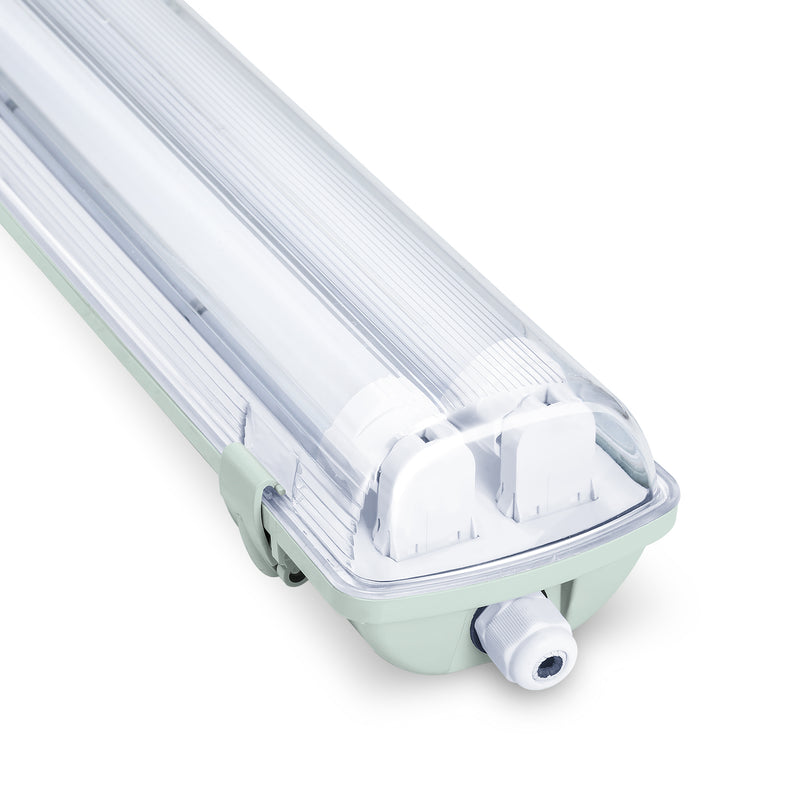 Sonnewelt LED Feuchtraumleuchte 2x 24W 150 cm T8 Kaltweiß/Neutralweiß