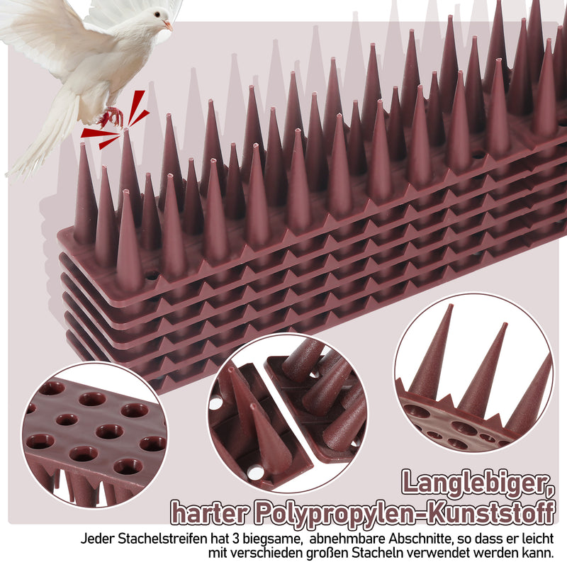 Sonnewelt Vogelspikes Taubenspikes Kunststoff 12 Stück