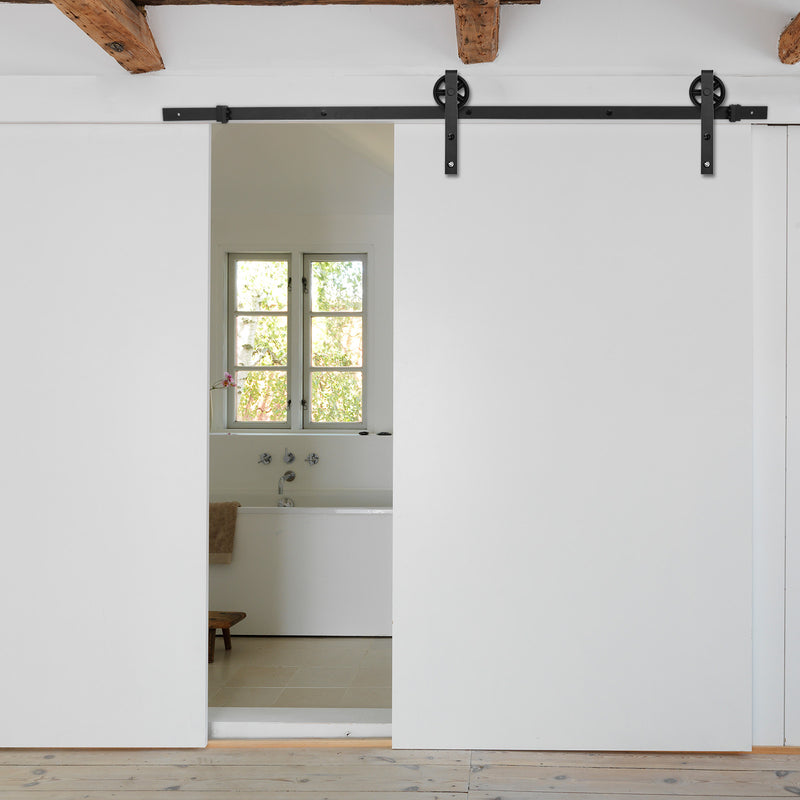 Sonnewelt Schiebetürbeschlag Set Schiebetürsystem 152cm/183cm/200cm/244cm/363cm