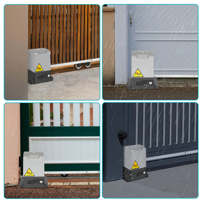 Sonnewelt Schiebetorantrieb Garagentorantrieb mit App-Steuerung 370W/550W