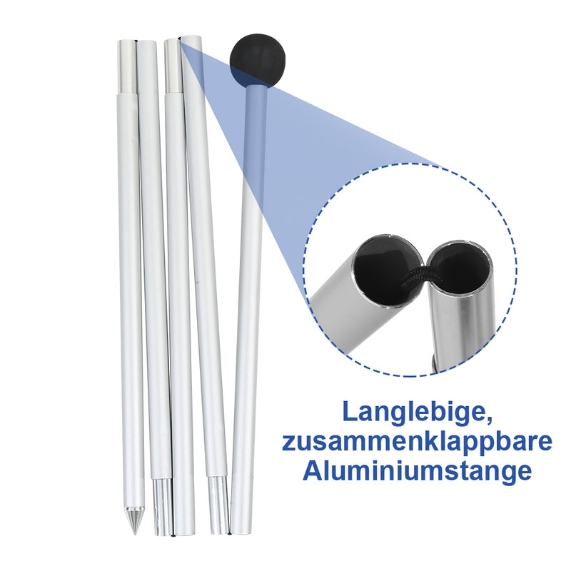 Sonnewelt Sonnenschutz Strand 3×3m UPF50