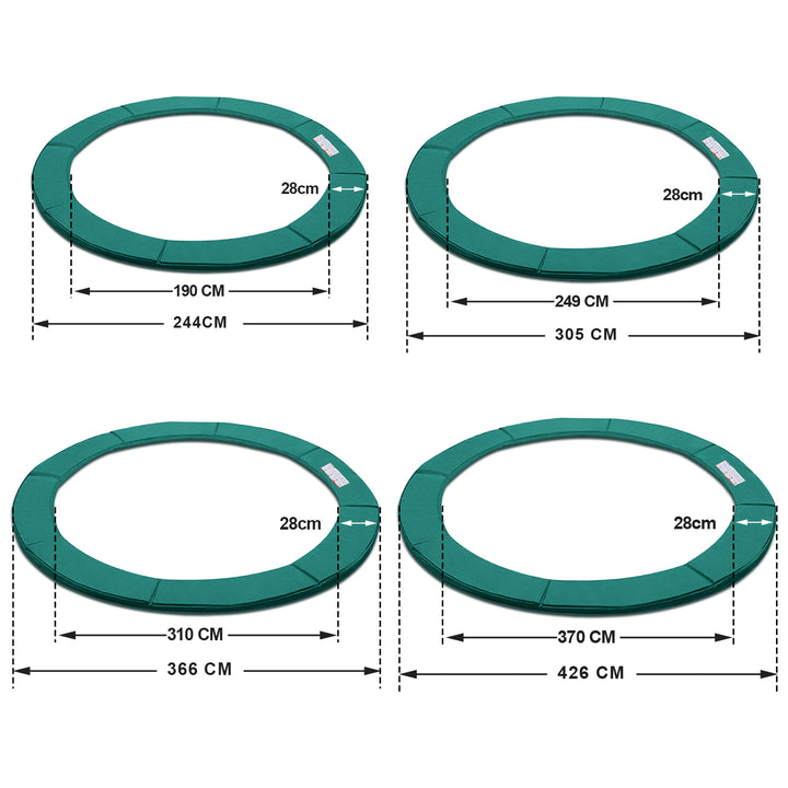Sonnewelt trampoline edge cover Ø244-426cm