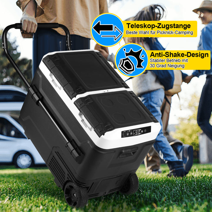 Sonnewelt Kompressor Kühlbox Kühlschrank 50L KFZ APP