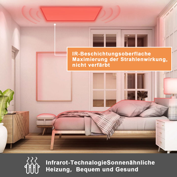 Sonnewelt Infrarotheizung Elektroheizer Decke WIFI 360/770W