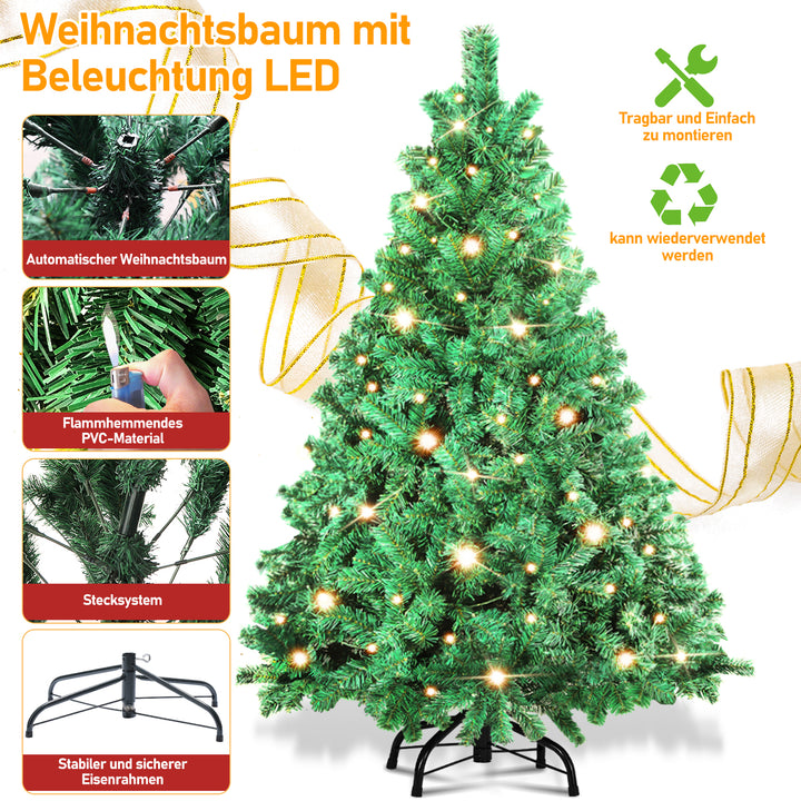 Sonnewelt Weihnachtsbaum künstlich mit Beleuchtung