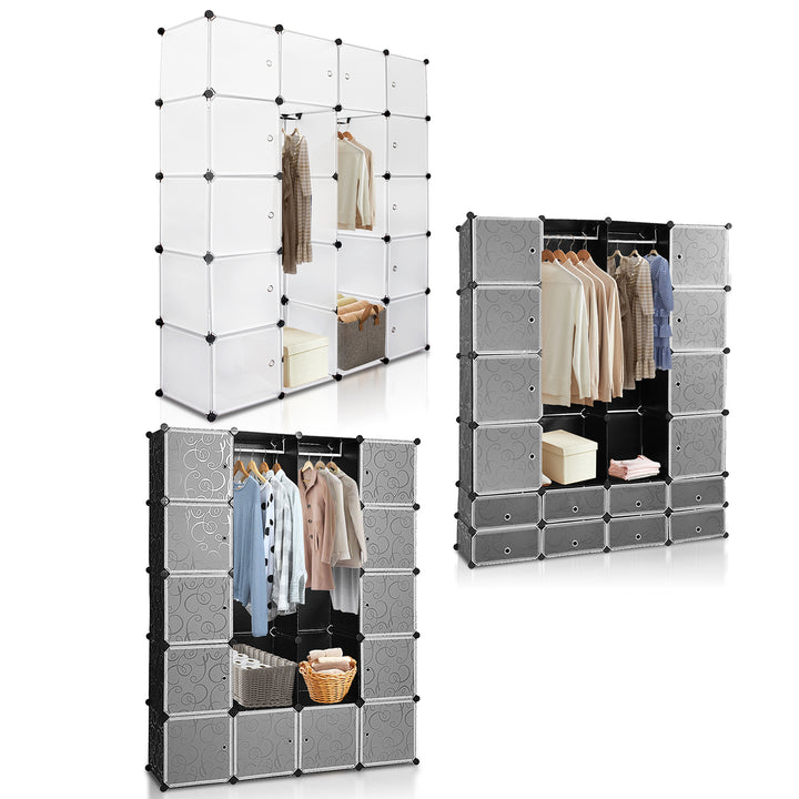 Sonnewelt shelving system wardrobe shelving unit with doors