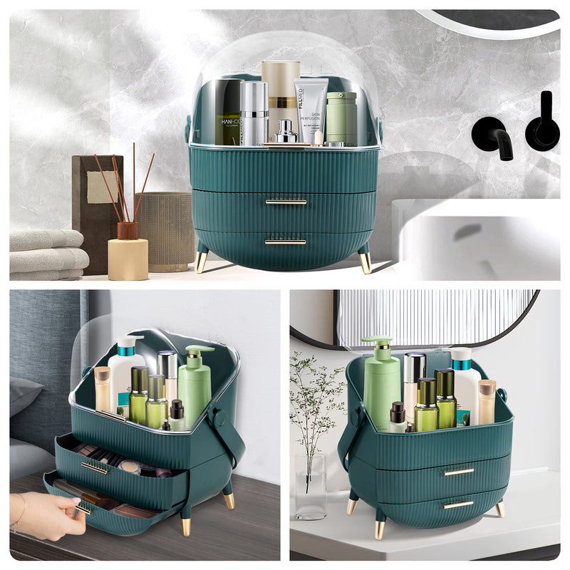 Sonnewelt Kosmetik Aufbewahrungsbox 3-lagig mit Deckel