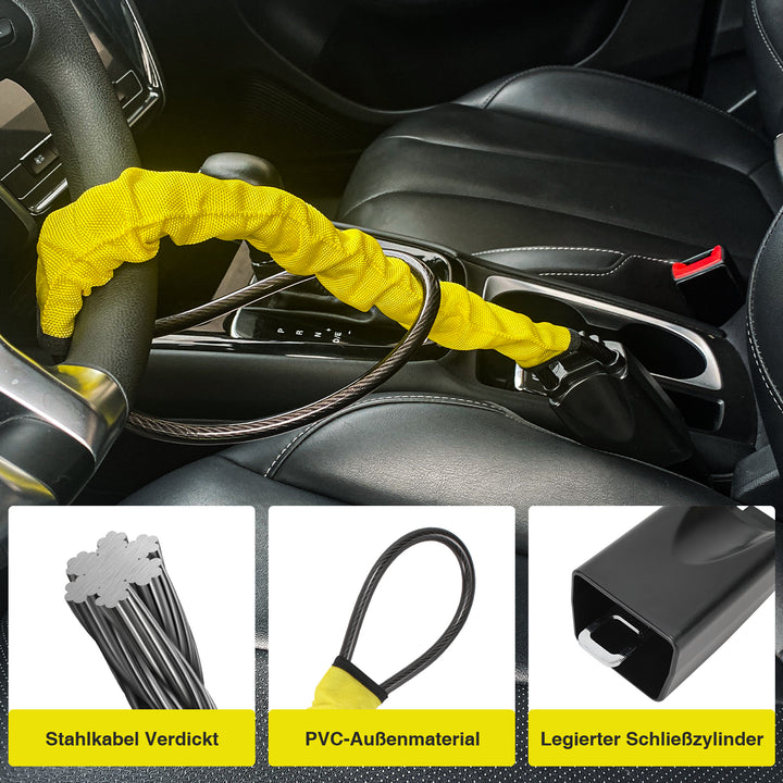 Sonnewelt Lenkradkralle Lenkradschloss für Auto