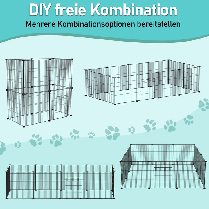 Sonnewelt outdoor enclosure playpen small animals DIY 12/24 pieces 35 x 35 cm
