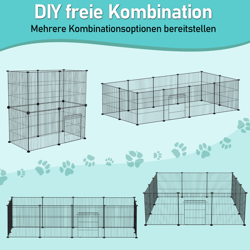 Sonnewelt outdoor enclosure playpen small animals DIY 12/24 pieces 35 x 35 cm