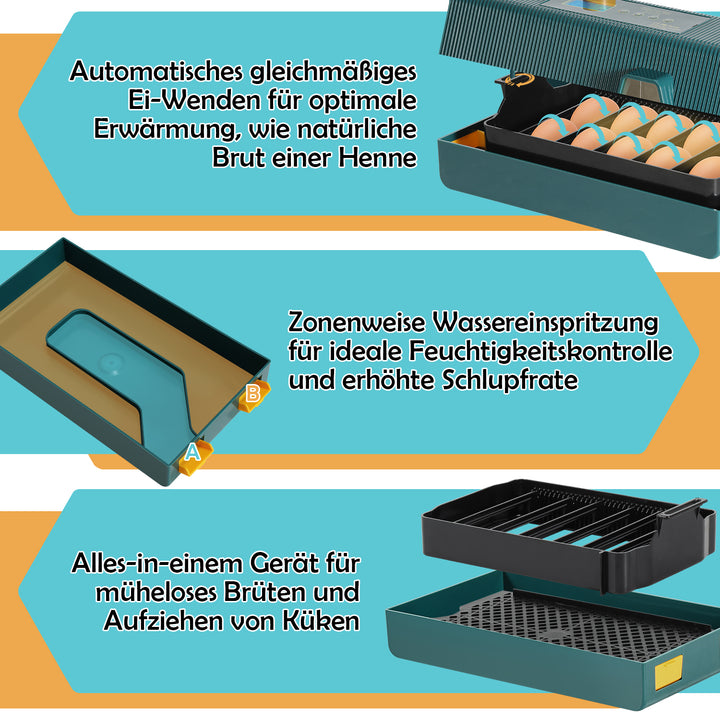 Sonnewelt Incubator automatic for 10 chicken eggs