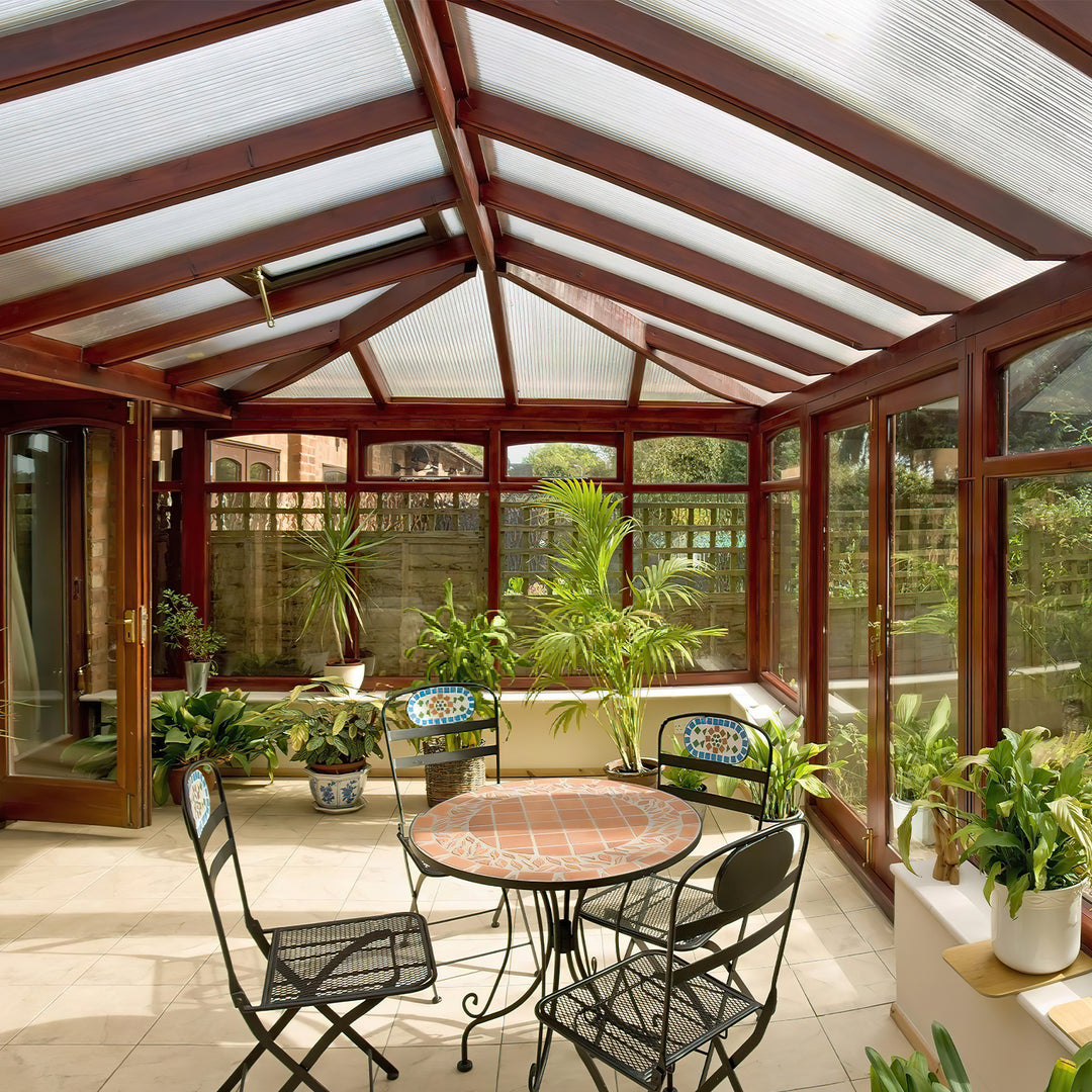 Sonnewelt polycarbonate hollow chamber sheets 8mm 5 pieces for greenhouse
