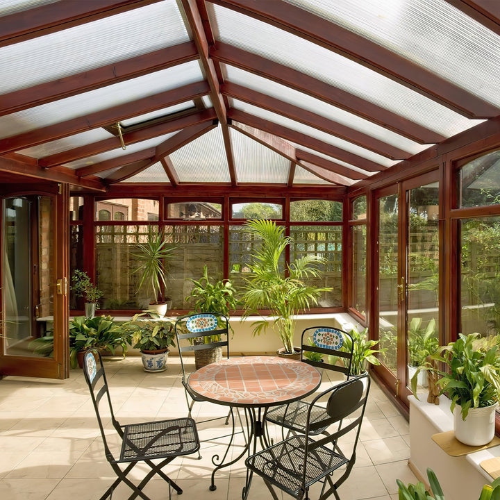 Sonnewelt polycarbonate hollow chamber sheets 8mm 5 pieces for greenhouse