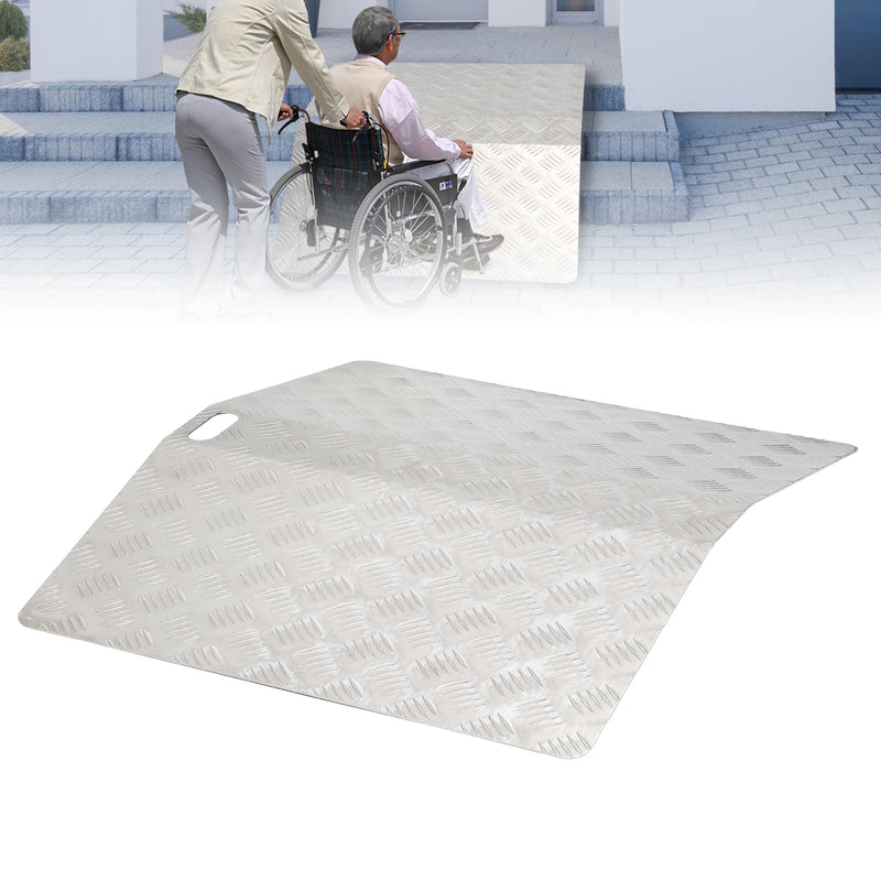 Sonnewelt Türschwellenrampe Rollstuhlrampe Aluminium Tragfähigkeit 270 kg