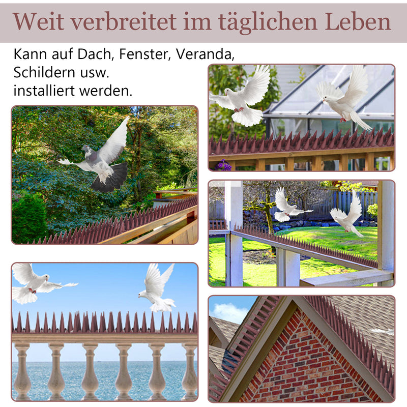 Sonnewelt Vogelspikes Taubenspikes Kunststoff 5.16m