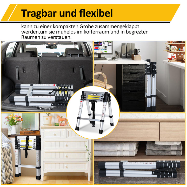 Sonnewelt telescopic ladder folding ladder A-frame