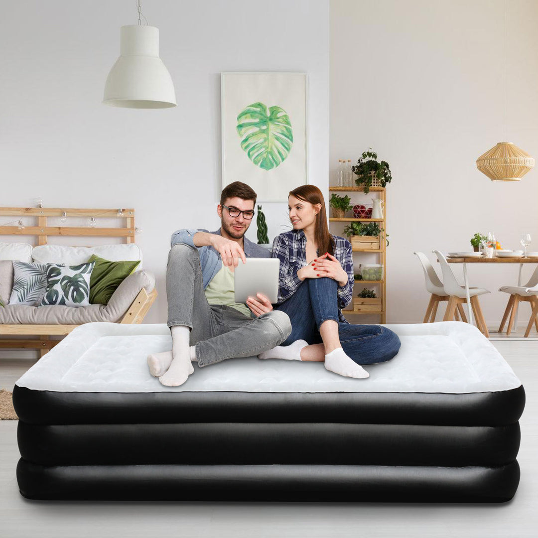 Sonnewelt Aufblasbare Matratze Luftmatratze Einzel/Doppel