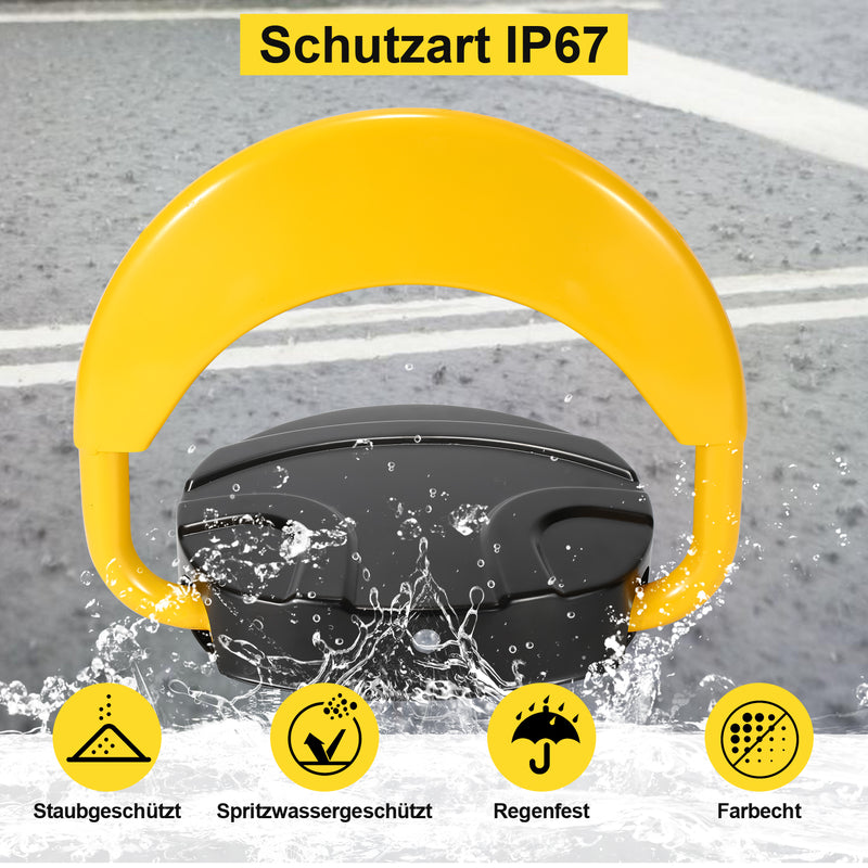 Sonnewelt Parkplatzsperre mit Fernbedienung 2 Stück