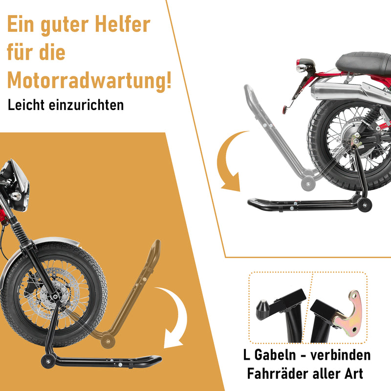 Sonnewelt Motorradständer Motorradheber Vorne/Hinten