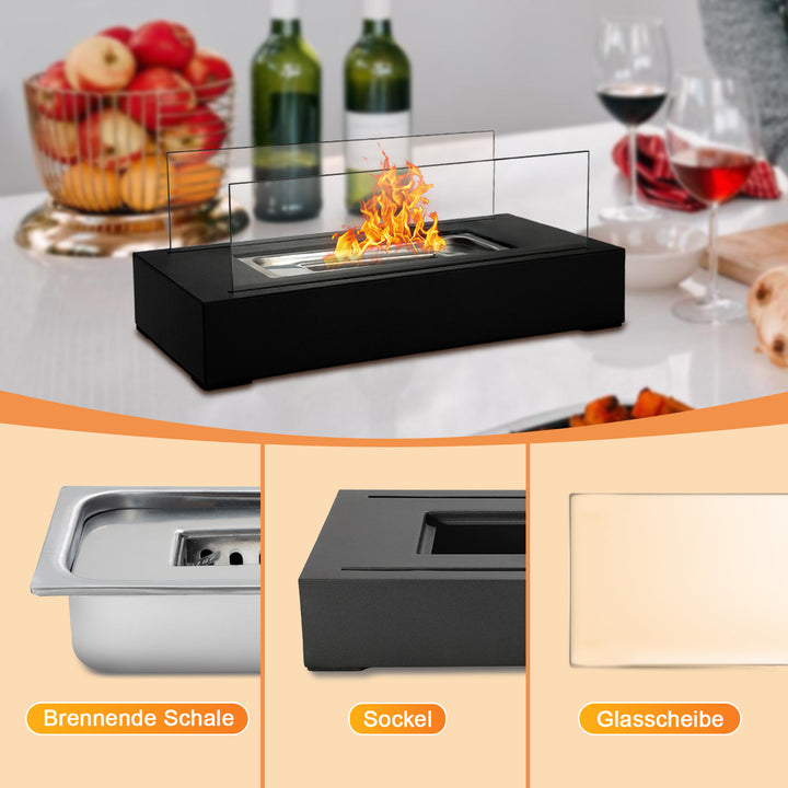 Sonnewelt table fireplace bio ethanol fireplace 170ml