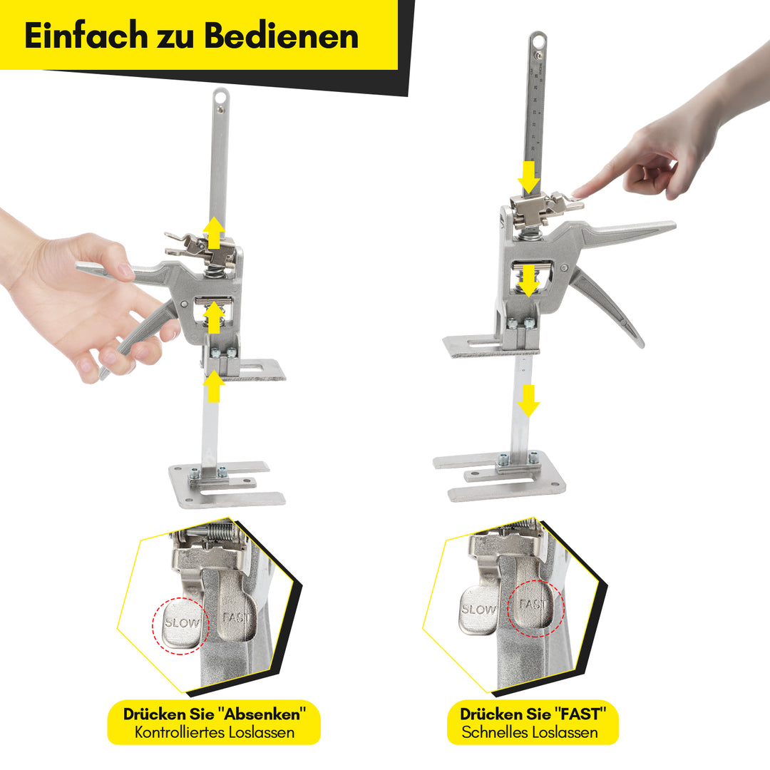 Sonnewelt Handwerkzeugheber Arm Arbeitssparender mit Skala 2 Stück