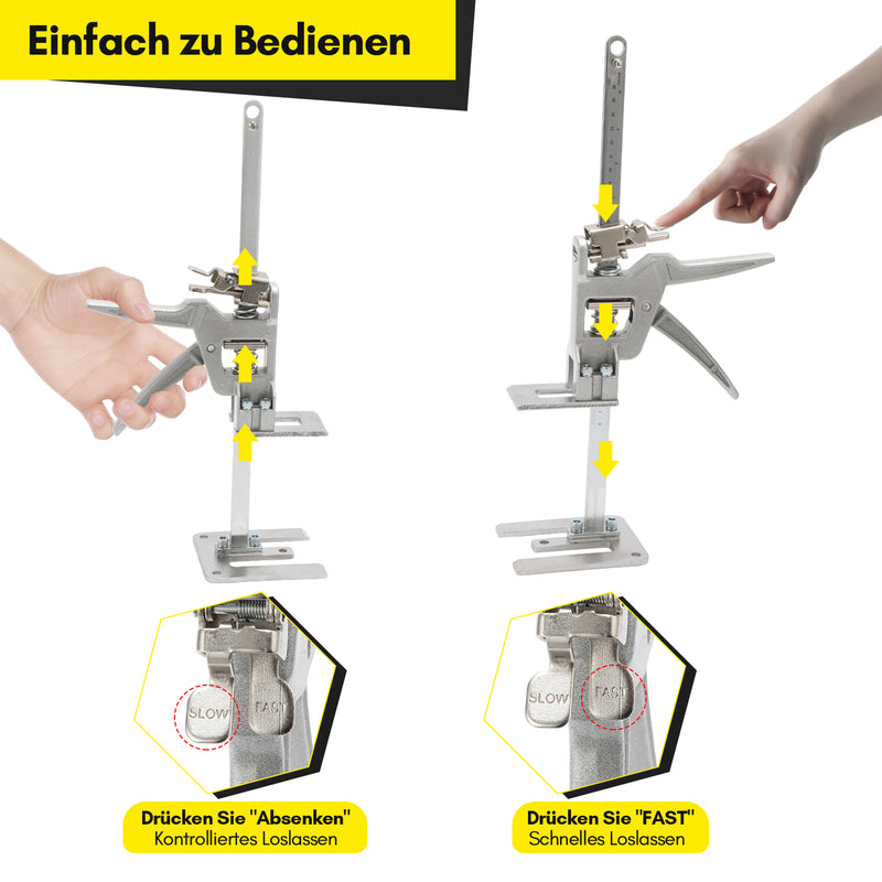 Sonnewelt Handwerkzeugheber Arm Arbeitssparender mit Skala 2 Stück