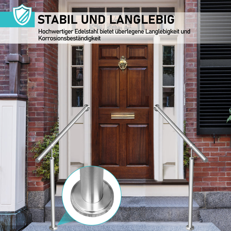 Sonnewelt entrance railing stainless steel 80-180cm