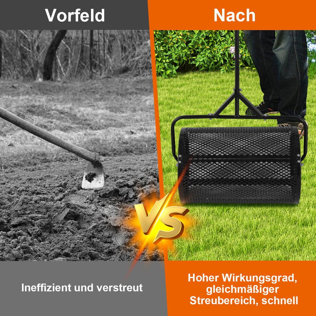 Sonnewelt Kompoststreuer Saatgutstreuer 75L