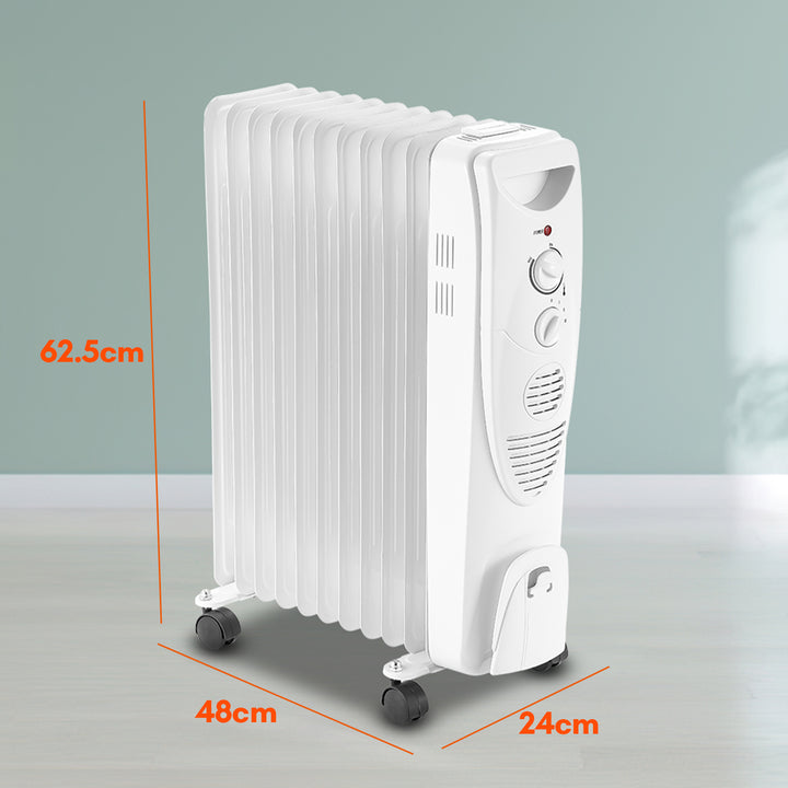 Sonnewelt oil radiator electric heater with thermostat 2500W