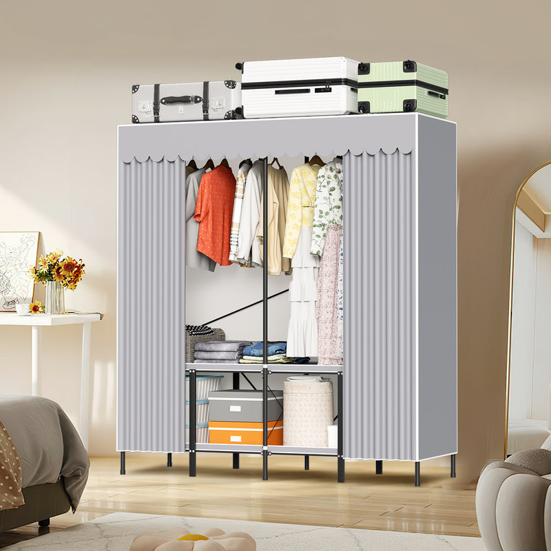 Sonnewelt Klappbarer Kleiderschrank Schlafzimmerschrank