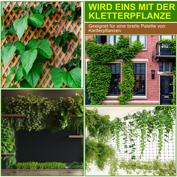 Sonnewelt Rankhilfe Edelstahl für Kletterpflanzen 12m