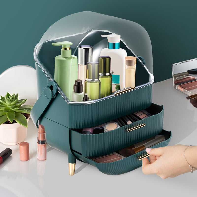 Sonnewelt Kosmetik Aufbewahrungsbox 3-lagig mit Deckel