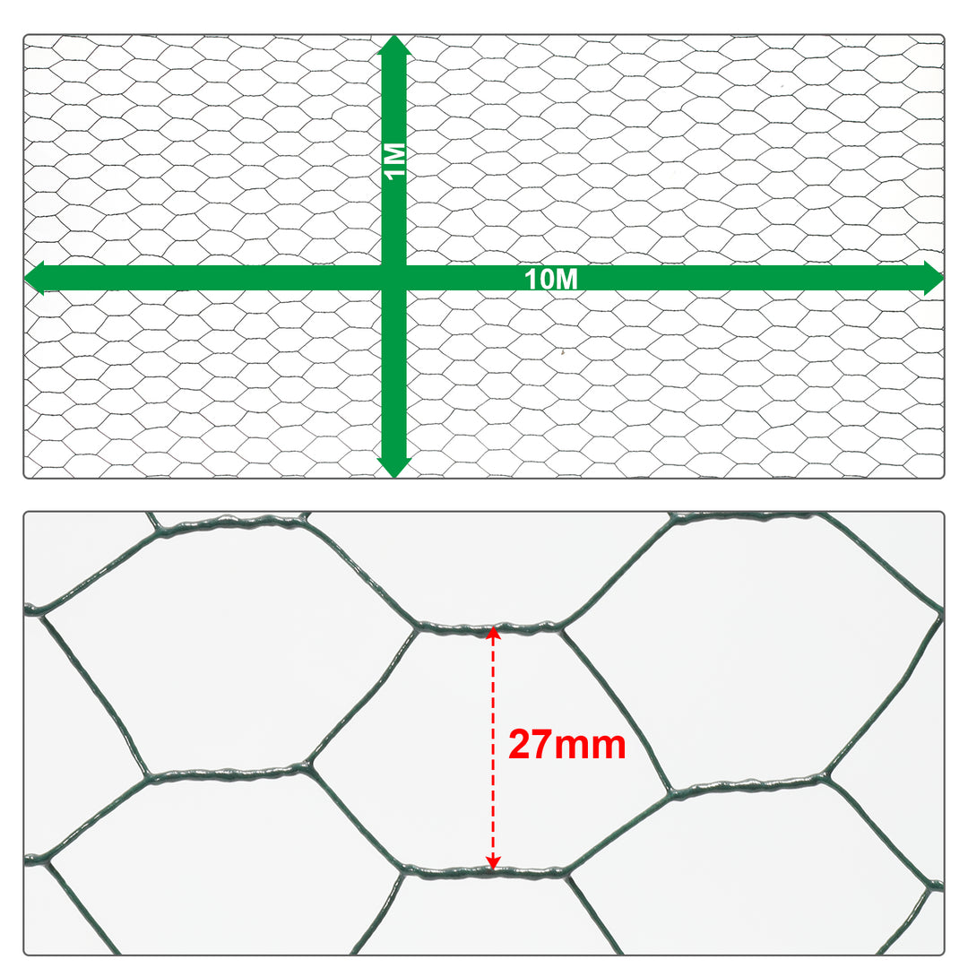 Sonnewelt Wire Fence Metal Mesh Fence Rabbit Wire Galvanized