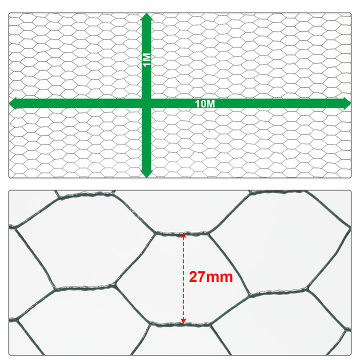 Sonnewelt Wire Fence Metal Mesh Fence Rabbit Wire Galvanized