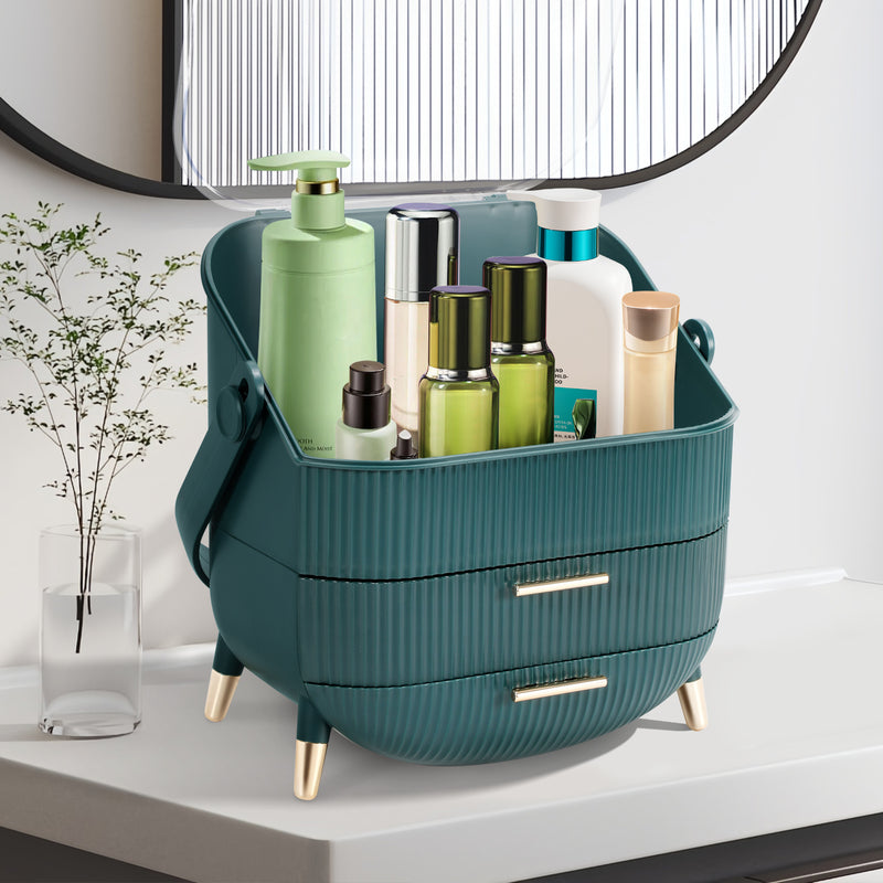 Sonnewelt Kosmetik Aufbewahrungsbox 3-lagig mit Deckel