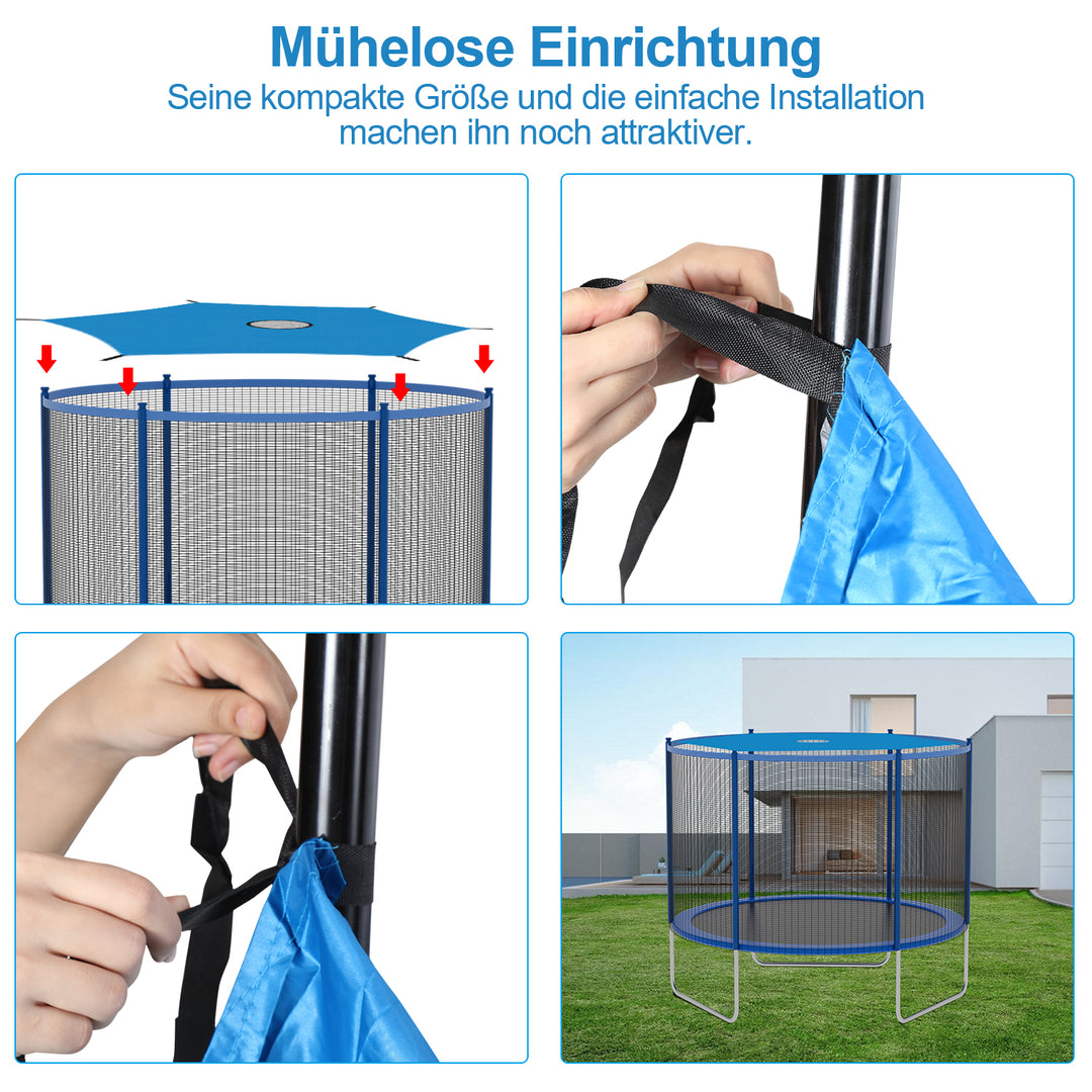 Sonnewelt Trampolin Abdeckung Sonnenschutz Ø 244cm Ø 306cm