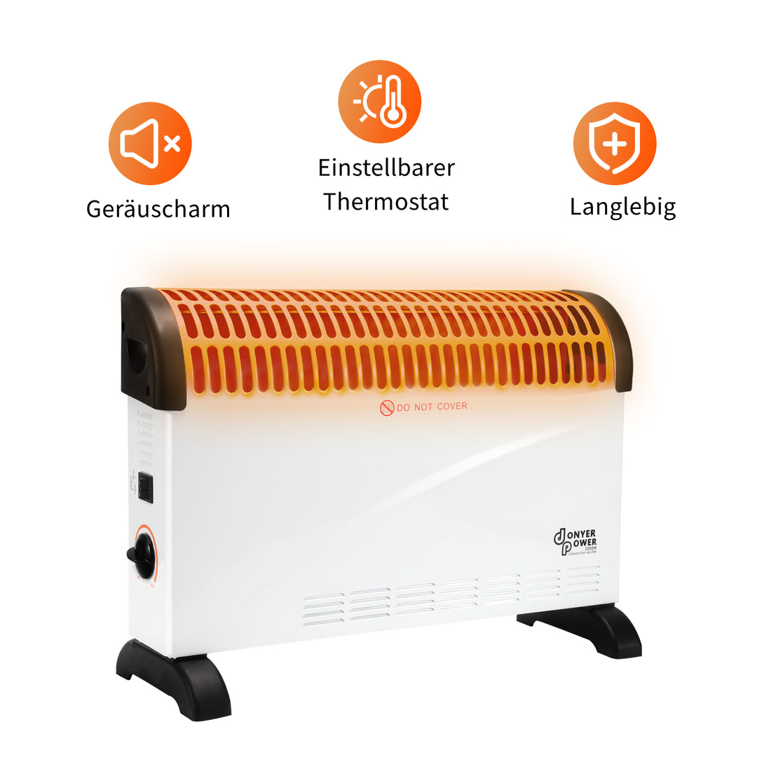 Sonnewelt Elektroheizung Konvektor Heizgerät 2000W