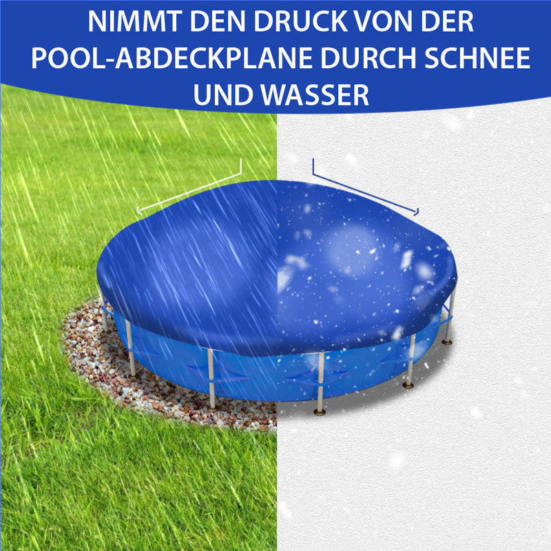 Sonnewelt Poolkissen Winter Pool Luftkissen 120 x 120 cm