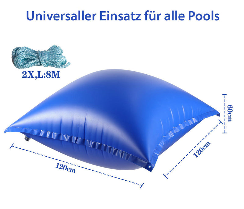 Sonnewelt Poolkissen Winter Pool Luftkissen 120 x 120 cm