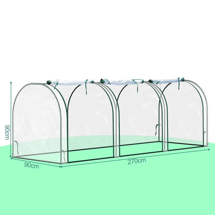 Sonnewelt Gewächshaus Foliengewächshaus PVC Transparent