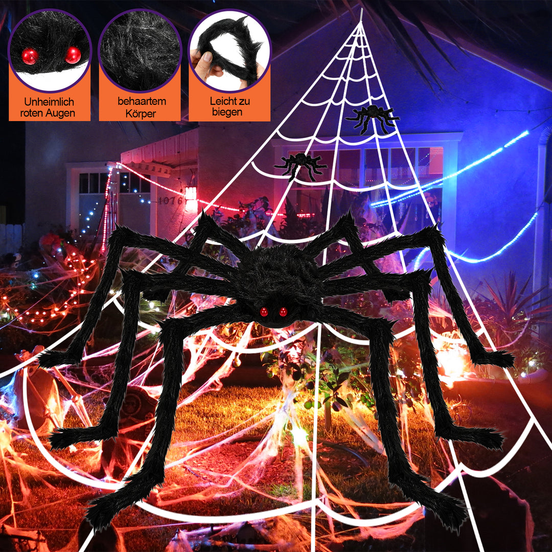 Sonnewelt Spinnennetz Deko Halloween Deko 5m/7m